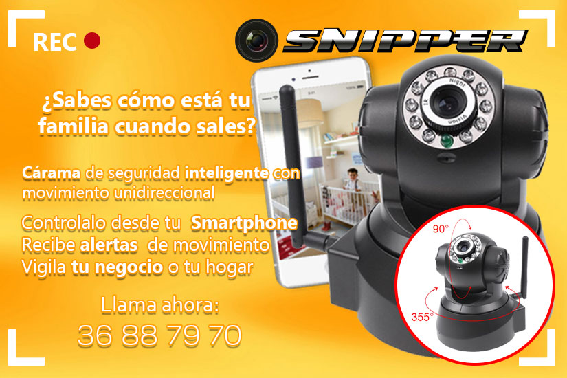 Snipper cámara de seguridad